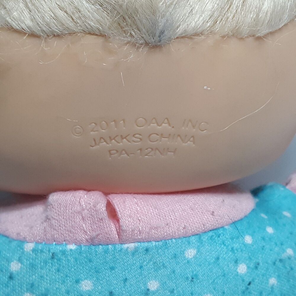 Cabbage Patch Kids Doll 2011 Sittin Pretty Lil Dreamer Blonde Blue Eyes Soft - Picture 6 of 11